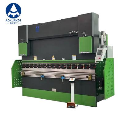 China 160T3200MM Customized Tp10s Controller CNC Hydraulic Press Bending Brake Machine on sale for sale
