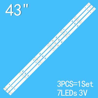 China 755mm Tcl Backlight Replacement For 43HR332M07A0 V2 4C-LB430T-HR1CK 43A9000 43D2700 for sale
