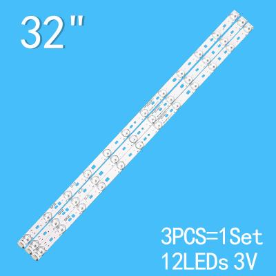 China 625mm LED Backlight Strip For D3362422WCA149741A2 6AS12CX62917 LE32M06 LED32C720 LE32H320D for sale