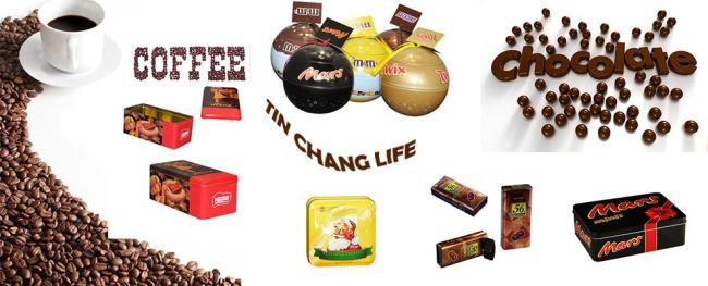 Round airtight coffee tin can ,tea tin can