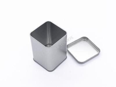 China Customized Square Printed Cookie Tin box 65x65x90mm Embossing ISO9001 2008 for sale
