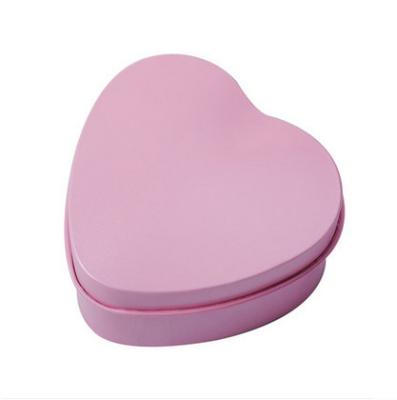 China Mini Nivea Heart Shaped Tin Box Containers Print For Wedding And Holiday Packaging for sale