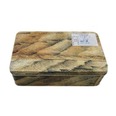 中国 ふたの長方形の錫箱のキャンデーの包装のための注文の長方形の金属の錫の滑走 販売のため