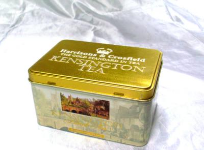 China Plantillas de empaquetado del diseño de la caja del perfume de la lata del metal en venta