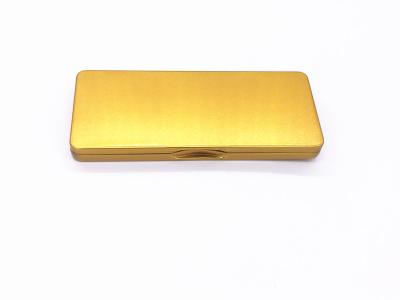 China 188x78x18mm Rectangle Printed Customized Perfume Gift Tin Box With Mirror For Cosmetic for sale