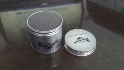China 75g Printed Promotion Shoe Polish Tin Can round favor tins With Inner Lid for sale