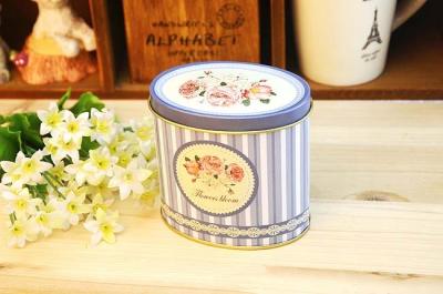 China Oval Small Gift Packaging Tin Box / Storage Containers Promotions With 3d Embossing for sale