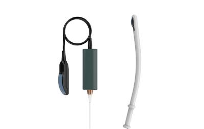 China Curve Linear Rectal Probe Handheld Ultrasound Veterinary Machine 3.5MHz 80mm for sale