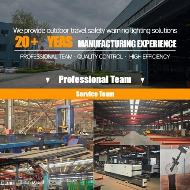 Completed industrial steel building