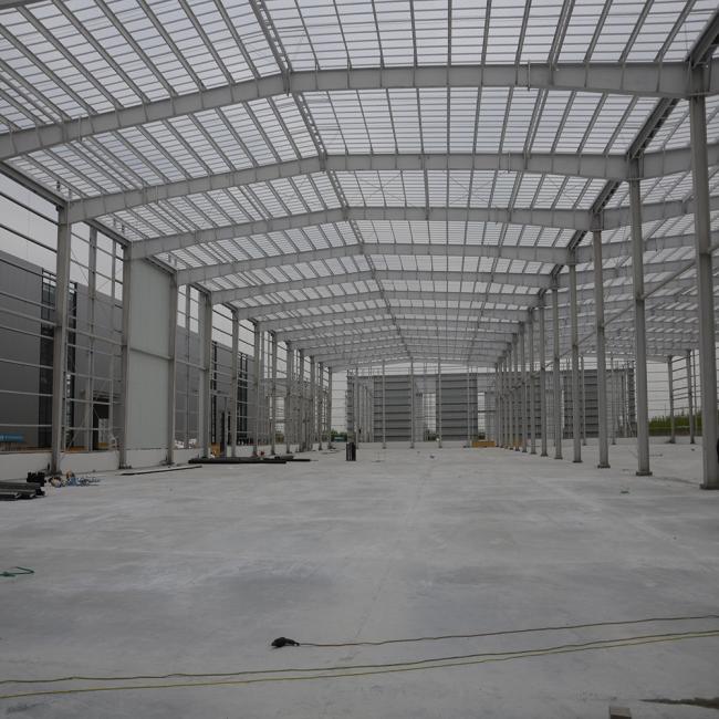 Completed steel structure hangar facility