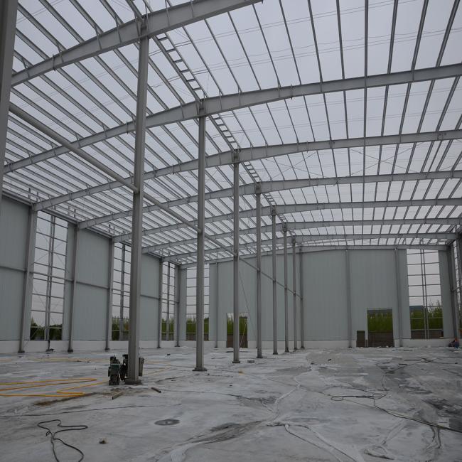 Steel structure building interior framework