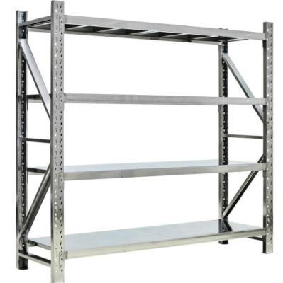 China 304 Assembly Heavy Duty Rack Shelf Adjustable Laminate Stainless Steel Shelf for sale