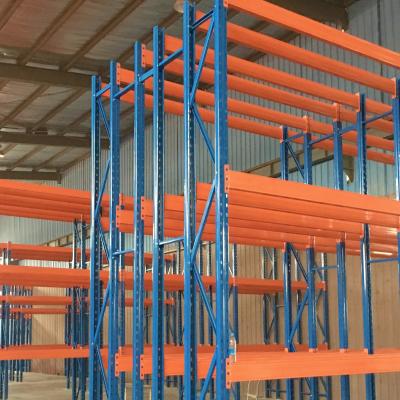 China Shuttle Pallet Racking System Industrial Iron Plate Steel Beam Rack Heavy Duty for sale