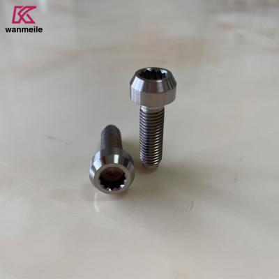 China Ti6al4v titanium BBS Split Rim Bolts m7 24.5mm with high strength for sale