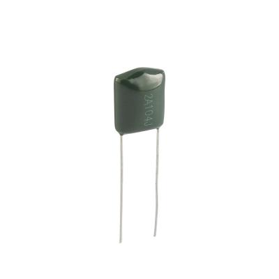 China Pitch 7.5mm Polyester Film Capacitor 104J 100V CL11 Mylar for sale