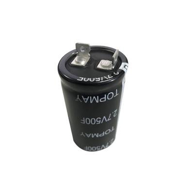 China ETOPMAY Super Farad Capacitor 2.7 V 500f Capacitor With Million Times Cycle Life for sale