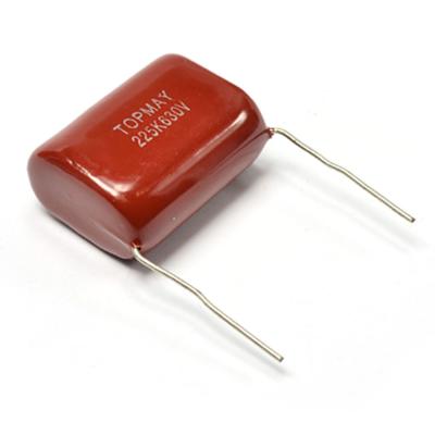 China CL21 2.2UF 630V P27.5mm Metallized Polyester Capacitor Film For Power for sale