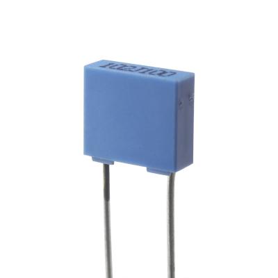 China Metallized Polyester Film Capacitor MKT 1nF 100V 5%  Pitch 5mm for sale