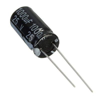 China TMCE02 Radial Electrolytic Capacitor 1000uF 25V 10*16mm 10*20mm for sale