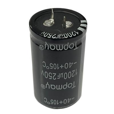 China SGS Snap In Aluminum Electrolytic Capacitors 1200uF 250V 35*45mm for sale