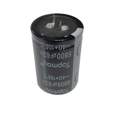 China TMCE18 Snap In Terminal Aluminum Electrolytic Capacitor 6800uF 63V for sale