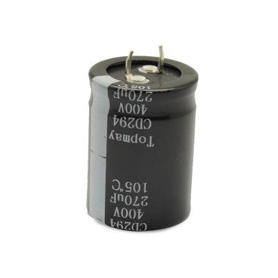 China 270uF 400V Aluminum Electrolytic Capacitor 25X45  Snap-in  Through Hole Mounting Electronic Component for sale