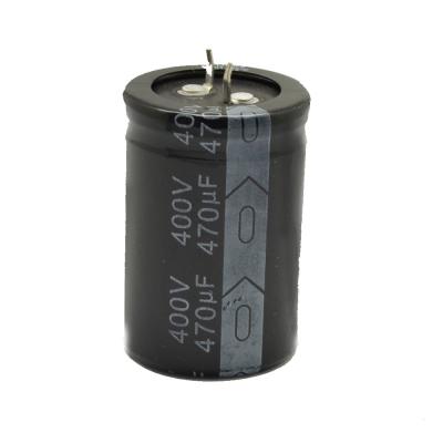 China 470uF 400V Snap-in Aluminum Electrolytic Capacitor for High Performance and Long Life for sale