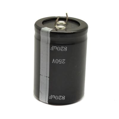 China 820uF 250V Aluminum Electrolytic Capacitor 105C Snap-in 35x35 30x45 2000hour 3000hours for sale