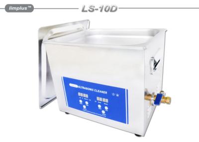 China Heated Rifle Case Digital Ultrasonic Cleaner 10L 30minute Adjust for sale