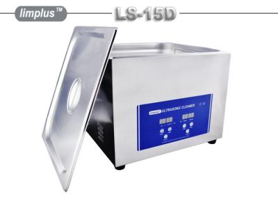 China Líquido de limpeza ultrassônico do tampo da mesa da indicação digital de 15 litros com Draninage, LS -15D à venda
