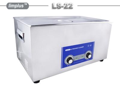 China Heated 22 Liter Table Top Ultrasonic Cleaner Bath For Musical Instruments Washing for sale
