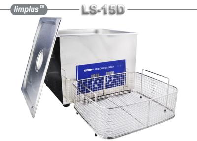 China 15 Liter Limplus Stainless Steel Ultrasonic Cleaner For Kitchen Heavy Oil Remove for sale