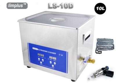 China Limplus Bicycle Chain Injector Table Top Ultrasonic Cleaner With Heater , 10 Liter Digital Ultrasonic Cleaner 200w for sale
