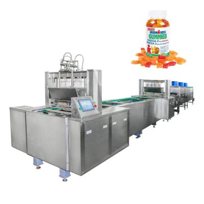China 80KW Hard Sugar Candy Making Machine 150kg / H Lollipop Candy Production Line for sale