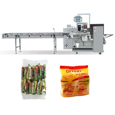 China Horizontal Flow Pillow Multipack Packaging Machine For Instant Noodles for sale