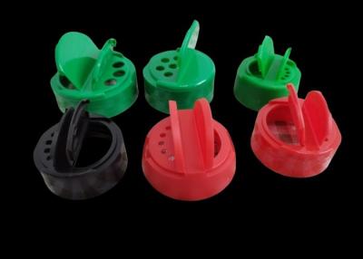 China Plastic Flip Top Lid Butterfly Flip Shakers Cap Various Sizes for sale