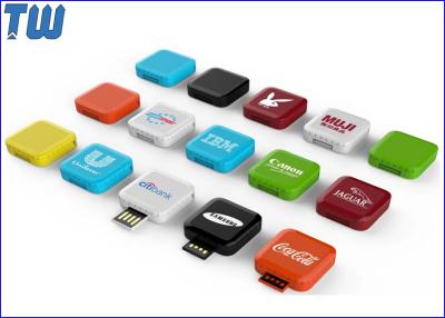 China Delicate Mini Swivel Square Box 32GB Flash Drives UDP Memory Chip for sale