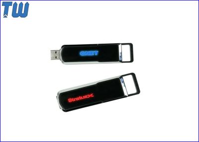 China LED Back Light Custom Logo Sliding USB Drive 64GB USB Memory Stick for sale