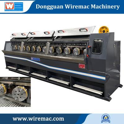 China In-Line Type Double Wire Drawing Machine With 2 Spoolers For Copper/Aluminum for sale