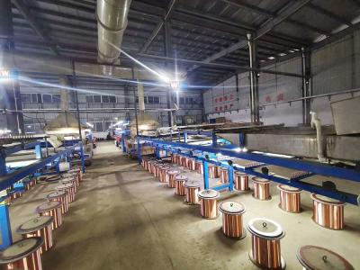 China Máquina de estanar continua del alambre de cobre zonas de 700 grados 350M/Min 4 en venta