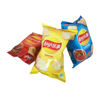 China Customize Make Plastic Potato Chips Bag Snack Food Packaging Bag Poker Chips Pouch Back Sealed Popcorn Cheese Bags for sale