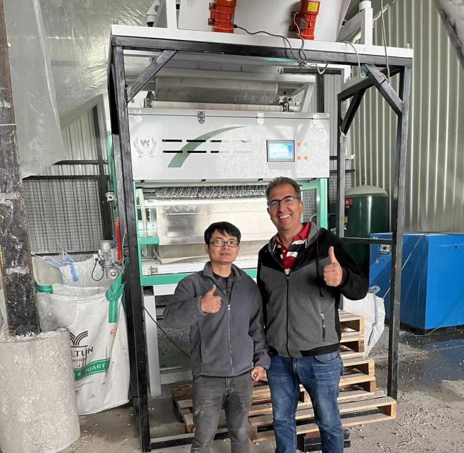 Color sorter customer site