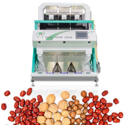 China 3 Channels Rosehip Fruit Sorting Machine Remove Impurity for sale