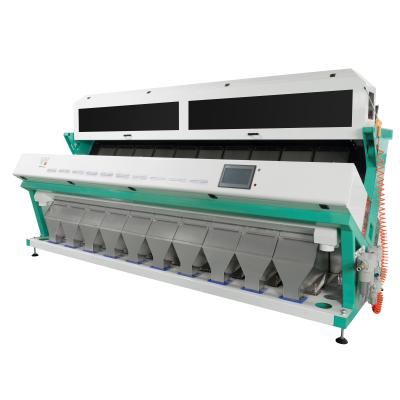 China 10 Chute Green Blue Brown White Glass Color Sorter Machine for Color Sorting with WiFi Remote en venta