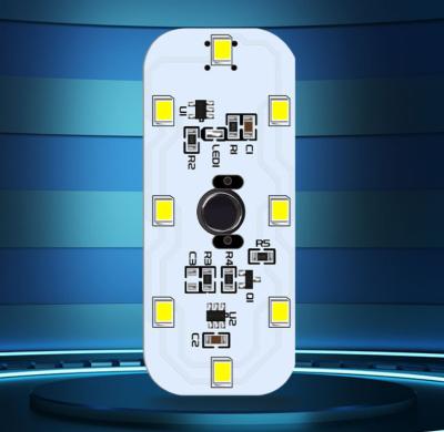 China Multilayer LED Light Circuit Board Assembly Com Materail de Alumínio Soldermask Branco à venda