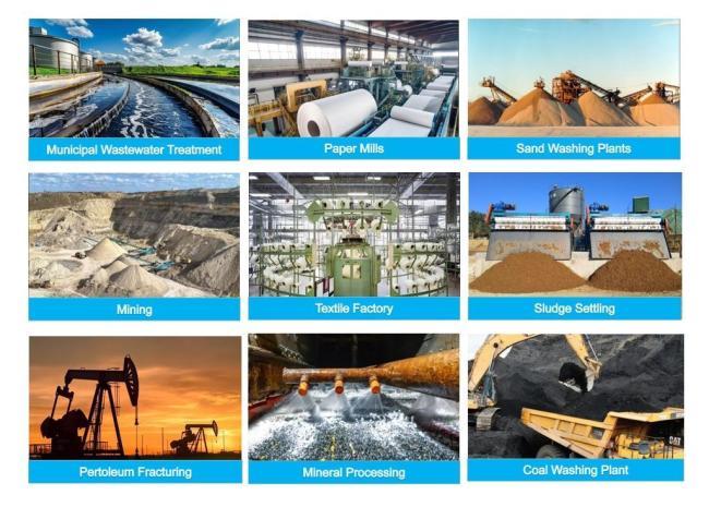 Water Treatment Chemical Polyacrylamide Cationic Flocculant Price for Urben Sewage