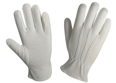 China Industrial Cotton Work Gloves Three Stitches Lines On Back Long Life Time for sale