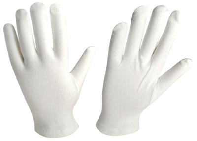 Chine L'individu 100% médical de gants de coton a ourlé shopee de souhait de couleur de manchette le bas MOQ Amazone ebay de tissu d'invite de la livraison épaisse blanche à vendre