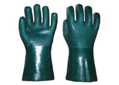 China Heavy Duty PVC Coated Gloves Sandy Finish With Extra Grip Long Lifetime for sale