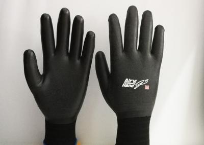 China 15 Gauge Nylon Latex Coated Gloves Excellent Breathability EN388 Certificated for sale